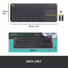Клавіатура Logitech K400 Plus Touch Wireless UA Black (920-007145) - Image 8