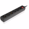 Мережевий фільтр живлення REAL-EL RS-6 Protect M 1.8m, black (EL122300032) - Image 5