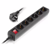 Мережевий фільтр живлення REAL-EL RS-6 Protect M 5m, black (EL122300036) - Image 6