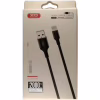 Дата кабель USB 2.0 AM to Lightning 1.0m NB143 Braided Black XO (XO-NB143i1-BK) - Image 3