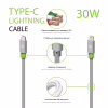 Дата кабель USB-C to Lightning 1.0m CBGNYTL1 30W Grey Intaleo (1283126559587) - Image 2