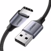 Дата кабель USB 2.0 AM to USB-C 3.0m 3.0A 18W US288 Space Gray Ugreen (60408) - Image 2