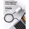 Дата кабель USB-C to USB-C 3.0m 5A 100W US316 Black Ugreen (90120) - Image 2