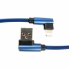 Дата кабель USB 2.0 AM to Lightning 0.25m blue Dengos (NTK-L-UG-SHRT-SET-BLUE) - Image 2