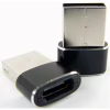 Перехідник Type-C (male) to USB (female) black Dengos (ADP-021) - Image 2