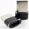 Переходник Type-C (male) to USB (female) black Dengos (ADP-021) - Image 2