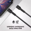 Дата кабель USB-C to USB-C 1.0m AR88 3A black Armorstandart (ARM65293) - Image 3
