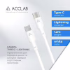 Дата кабель USB-C to Lightning 1.2m PwrX 30W ACCLAB (1283126559556) - Image 4