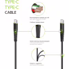 Дата кабель USB-C to USB-C 0.2m CBFLEXTT0 60W Intaleo (1283126559495) - Image 2