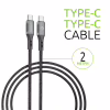 Дата кабель USB-C to USB-C 2.0m CBGPD100WTT2 100W Intaleo (1283126559570) - Image 3
