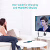 Кабель мультимедийный USB-C to HDMI M 1.8m 4K60Hz Choetech (XCH-M180GY) - Image 3