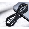 Кабель мультимедійний USB-C to 3.5mm M 1.0m black Choetech (AUX006) - Image 2