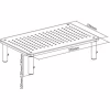 Подставка для монитора Gembird прямоугольный, металл (MS-TABLE-01) - Image 3