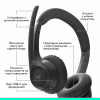 Наушники Logitech Zone 300 Bluetooth Graphite (981-001407) - Image 6