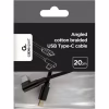 Дата кабель USB-C to USB-C 0,2m angle Cablexpert (CC-USB2-CMCML-0.2M) - Image 3