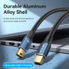 Кабель мультимедійний miniDisplayPort M to Mini DisplayPort M 2.0m V1.4 8K60Hz blue Vention (HCGLH) - Image 6