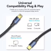 Кабель мультимедийный miniDisplayPort M to Mini DisplayPort M 2.0m V1.4 8K60Hz blue Vention (HCGLH) - Image 8