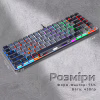 Клавіатура GamePro MK140R Red Swich Low Profile USB Dark Gray (MK140R) - Image 8