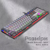 Клавіатура GamePro MK145R Red Swich Low Profile USB Dark Gray (MK145R) - Image 9