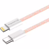 Дата кабель USB-C to Lightning 1.0m 27W pink ColorWay (CW-CBPDCL061-P) - Image 4
