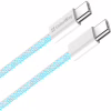 Дата кабель USB-C to USB-C 1.0m 60W 3.0А blue ColorWay (CW-CBPDCC061-BL) - Image 2