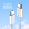 Дата кабель USB-C to USB-C 1.0m 60W 3.0А blue ColorWay (CW-CBPDCC061-BL) - Image 7