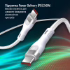 Дата кабель USB-C to USB-C 1.0m (PD Fast Charging 240W) 5А white ColorWay (CW-CBPDCC065-WT) - Image 6