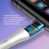 Дата кабель USB-C to USB-C 1.0m (PD Fast Charging 240W) 5А white ColorWay (CW-CBPDCC065-WT) - Image 8