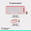Комплект Logitech POP Icon Combo Bluetooth UA Rose (920-013142) - Image 9