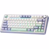 Клавіатура Aula F75 Gasket Greywood V3 switch Hot-Swap PBT Wireless/Bluetooth/USB White (6948391208640) - Image 3