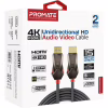 Кабель мультимедийный HDMI M to HDMI M 15.0m V2.0 Promate (prolink4k60-15m) - Image 2