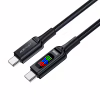 Дата кабель USB-C to USB-C 1.2m 100W with display C7-03 Acefast (6974316282778) - Image 3