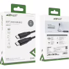 Дата кабель USB-C to USB-C 1.2m 3A TPE C3-03 Black Acefast (6974316280842) - Image 3
