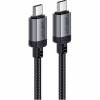Дата кабель USB-C to USB-C 1.2m 3A aluminum alloy C20-03 Black Acefast (6974316283775) - Image 2