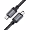Дата кабель USB-C to USB-C 1.2m 3A aluminum alloy C20-03 Black Acefast (6974316283775) - Image 4