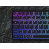 Клавіатура Canyon HKB-W11 Slim Dual Mode Wireless/Bluetooth RGB UA Black (CNS-HBTK11B) - Image 5