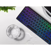 Клавіатура Canyon HKB-W11 Slim Dual Mode Wireless/Bluetooth RGB UA Black (CNS-HBTK11B) - Image 8