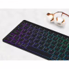 Клавіатура Canyon HKB-W11 Slim Dual Mode Wireless/Bluetooth RGB UA Black (CNS-HBTK11B) - Image 9