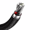 Дата кабель USB 2.0 AM to USB-C 1.0m Cafule Metal 66W black Baseus (CAKF000101) - Image 7
