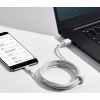 Дата кабель USB 2.0 AM to Micro 5P 1.5m 2.1A Simple WisdomKit (2PCS) white Baseus (TZCAMZJ-02) - Image 3