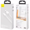 Дата кабель USB 2.0 AM to Micro 5P 1.5m 2.1A Simple WisdomKit (2PCS) white Baseus (TZCAMZJ-02) - Image 4