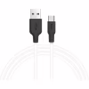 Дата кабель USB 2.0 AM to USB-C 1.0m 2A silicone X21 black+white HOCO (6957531071402) - Image 2