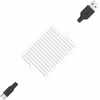 Дата кабель USB 2.0 AM to USB-C 1.0m 2A silicone X21 black+white HOCO (6957531071402) - Image 3
