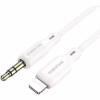 Кабель мультимедійний Lightning to 3.5mm M 1.0m white BOROFONE (6941991101052) - Image 2