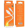 Кабель мультимедийный Lightning to 3.5mm M 1.0m white BOROFONE (6941991101052) - Image 3