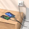 Дата кабель USB 2.0 AM to Lightning + Micro 5P + USB-C 1.0m 2A PVC BX71 black BOROFONE (6974443384543) - Image 5