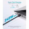 Дата кабель USB-C to USB-C 0.9m 240W nylon 310 black Anker (A81D5H11) - Image 2