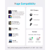 Дата кабель USB-C to USB-C 0.9m 240W nylon 310 black Anker (A81D5H11) - Image 4