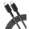 Дата кабель USB-C to USB-C 1.8m nylon 322 black Anker (A81F6G11) - Image 2