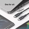 Дата кабель USB-C to USB-C 0.9m 140W bio-nylon 544 black Anker (A80F5H11) - Image 3